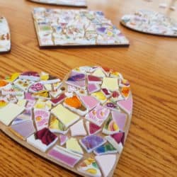 China Mosaic Workshop Heart