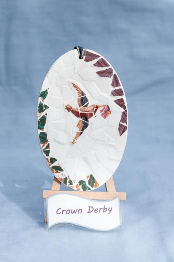 Royal Crown Derby China Mosaic Oval