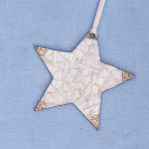 China Mosaic Pearl Star Ornament 2
