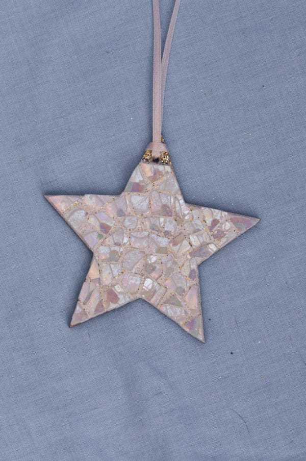 China Mosaic Pearl Star Ornament 2