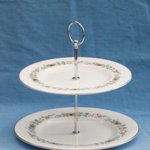 Royal Doulton 2 Tier China Cake Stand