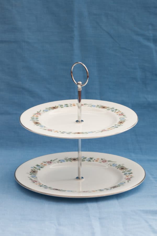 Royal Doulton 2 Tier China Cake Stand