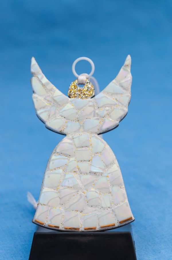 China Mosaic Pearl Angel Ornament