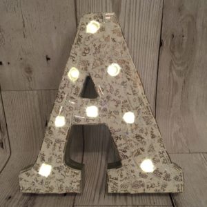 China Mosaic LED's ON Free Standing Letter