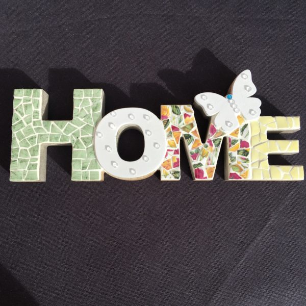 China Mosaic Butterfly Home Sign